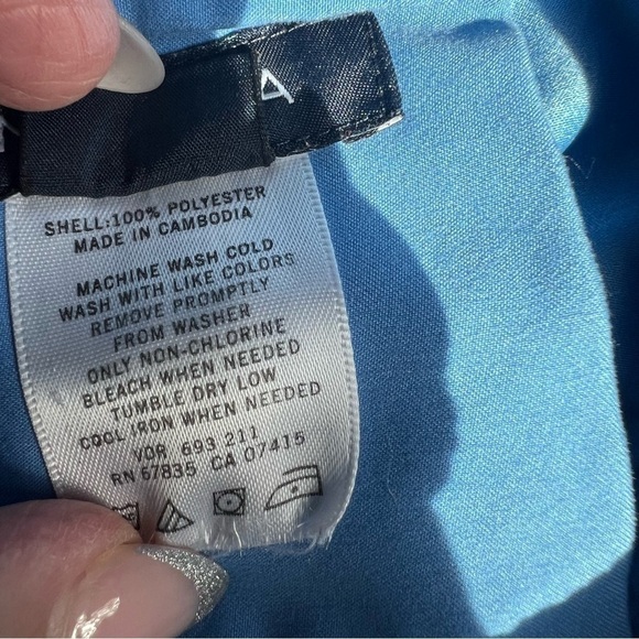 Men's Nautica Light Blue Cargo Board Shorts Swim Trunks Size 30 - Picture 5 of 5